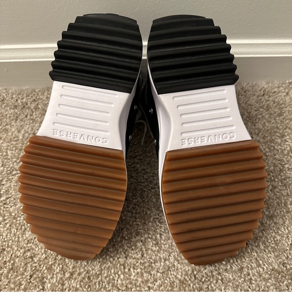 Converse Women's Black High-Top Run Star Hike Sneakers - Picture 9 of 11